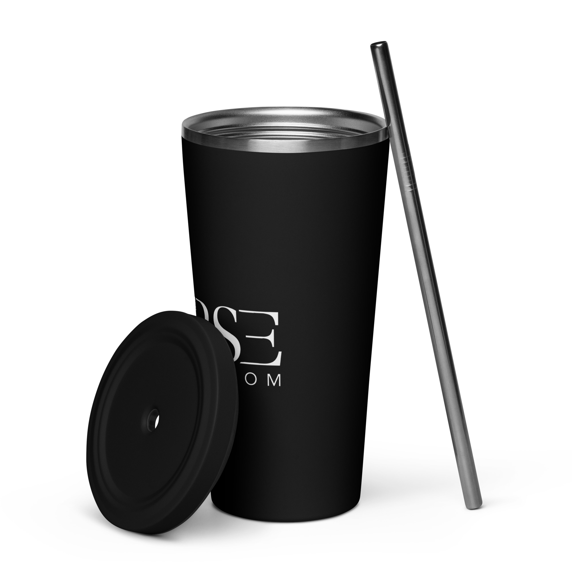 Insulated tumbler with a straw - Image 3