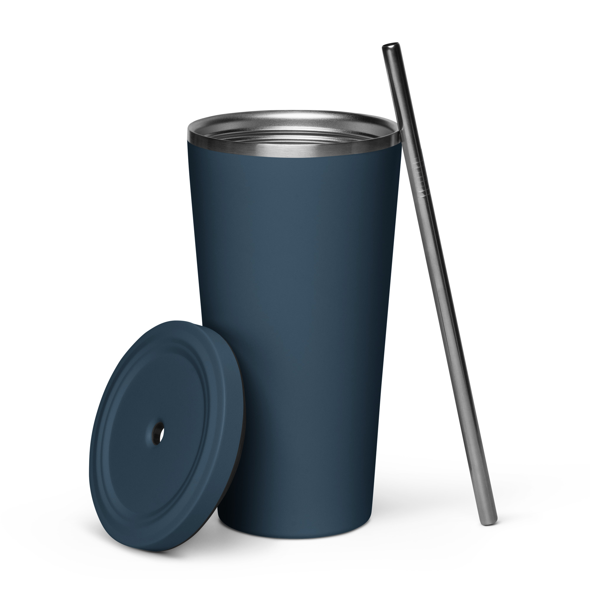 Insulated tumbler with a straw - Image 6
