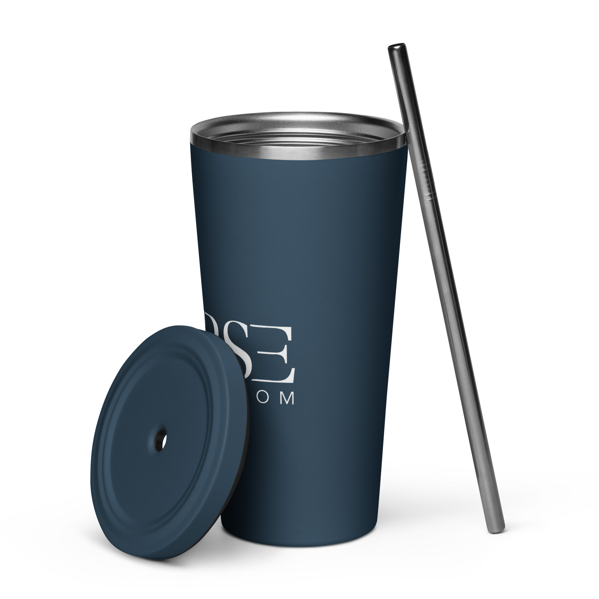 Insulated tumbler with a straw - Image 7