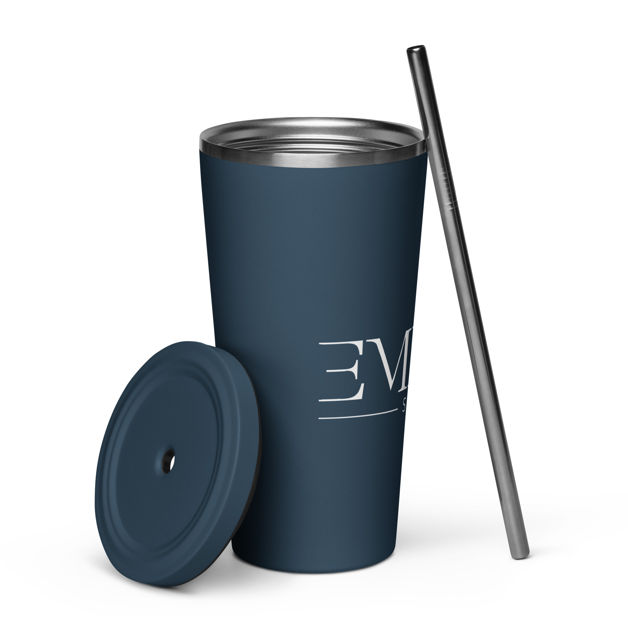 Insulated tumbler with a straw - Image 8